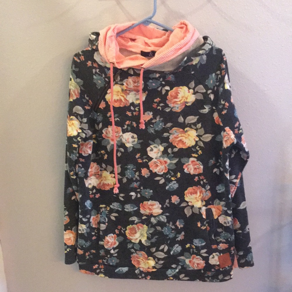 Double hooded sweatshirt